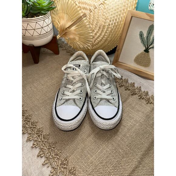 Women’s size 5 Grey White Converse All Star Sneakers GUC - Picture 10 of 10